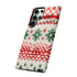Watercolor Study of Christmas Patterns - Impact Resistant Phone Case